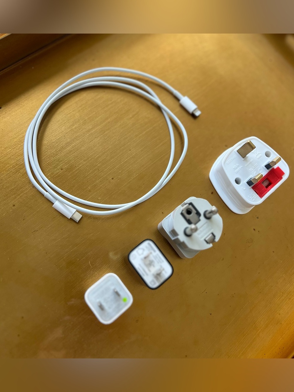 Travel Charger Bundle Apple Amazon USB Blocks Adapters USB-C Lightning